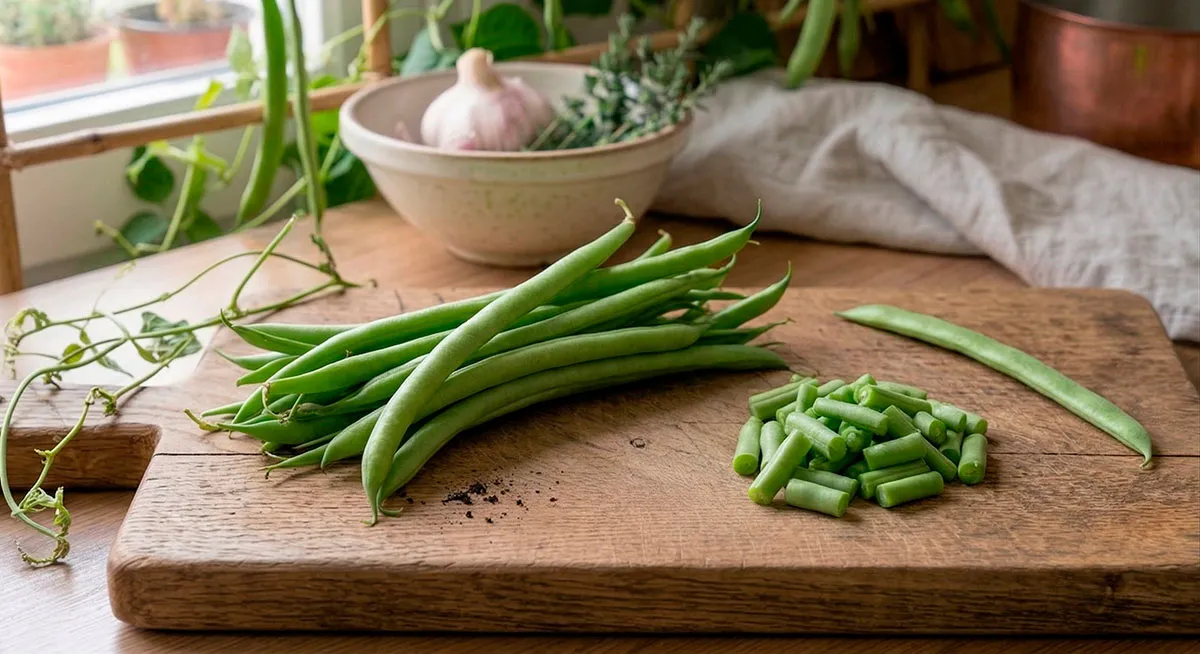 Judía verde de enrame