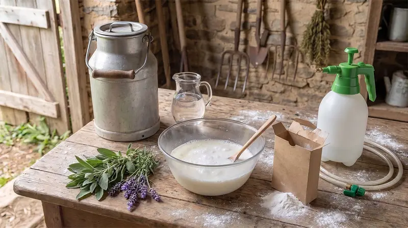 Fungicida de leche